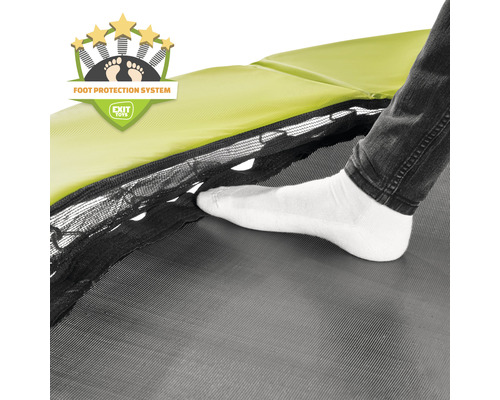 EXIT Silhouette In-Ground Trampoline 214 x 153 cm Groen