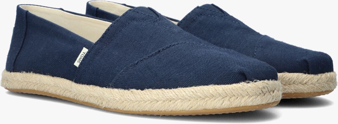 TOMS blauwe toms espadrilles wm alpargata rope