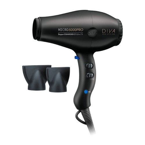 Diva Micro 5000 Pro Secador Black 2000W