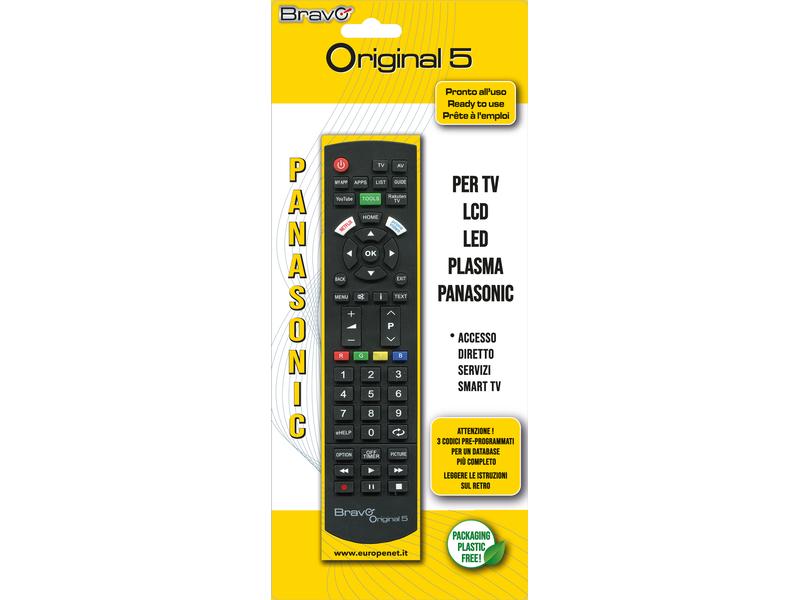 BRAVO Ersatz-Fernbedienung Bravo ORIGINAL 5 Panasonic Fernbedienung PANASONIC (ORIGINAL 5)
