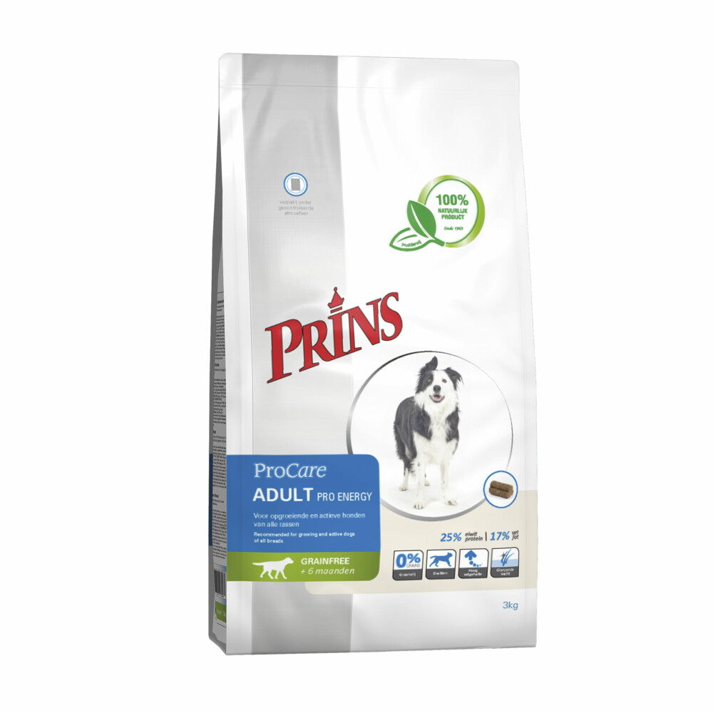 Prins ProCare Graanvrij Pro Energy Hondenvoer 12 kg