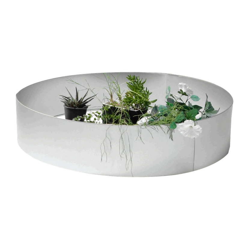Rund plantekrage av metall Ø60 cm