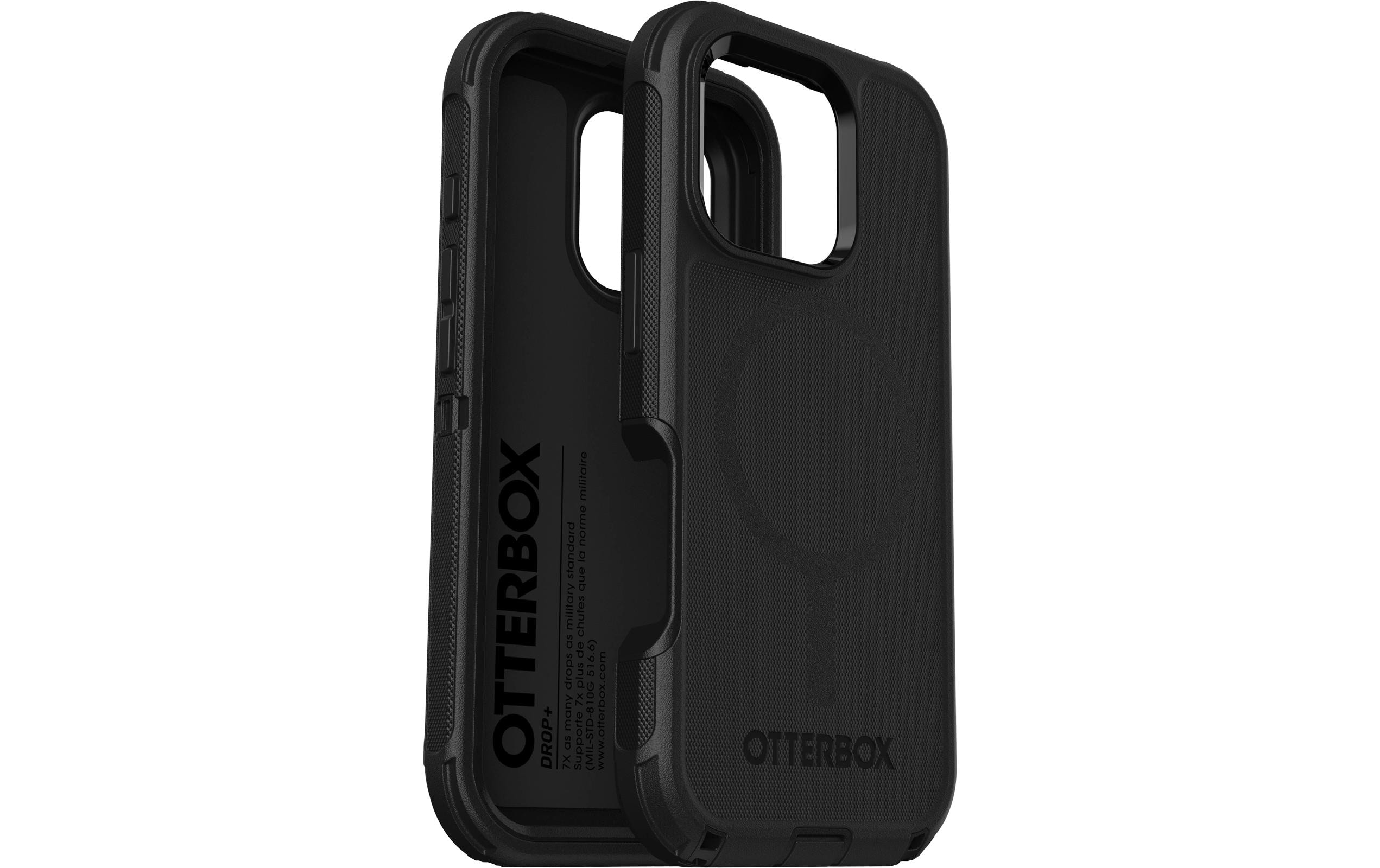 Back Cover Defender iPhone 16 Pro SchwarzSchutzhülle für das Apple iPhone 16 Pro