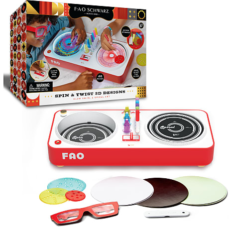 FAO Schwarz Spiralkunst maskine med 3D og lys