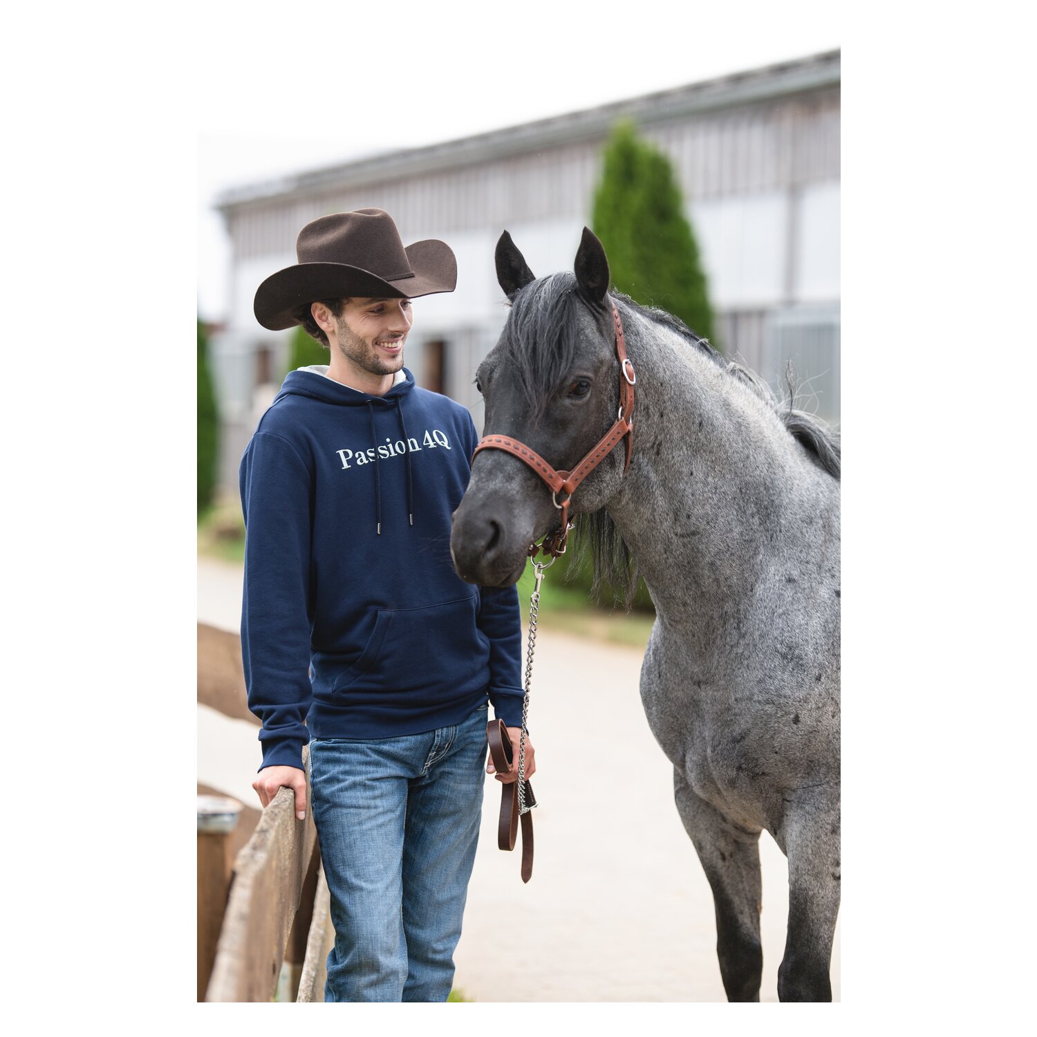 Passion 4Q Hoodie  - navy