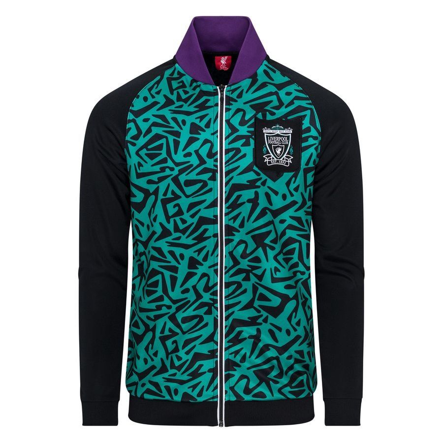 Liverpool Veste 1995/96 - Noir/Vert/Violet