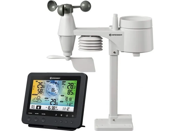 Bresser 5-in-1 - Vejrstation - trådløs - sort