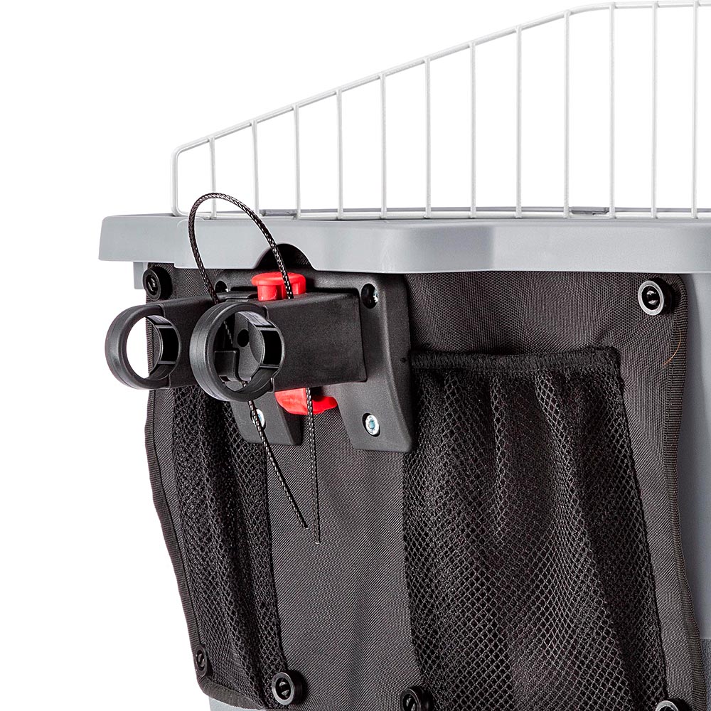 Ferplast transport vélo pour chiens de petite taille atlas bike 20 rapid panier pour vélo petits chiens maxi 7 kg avec coussin