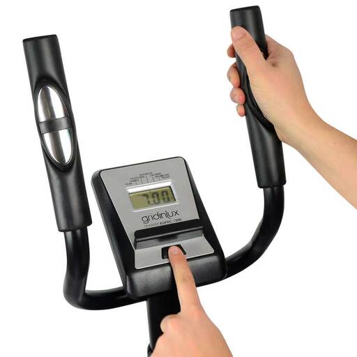 Bicicleta Elíptica Multifuncional Gridinlux 1500 com 8 Níveis de Resistência