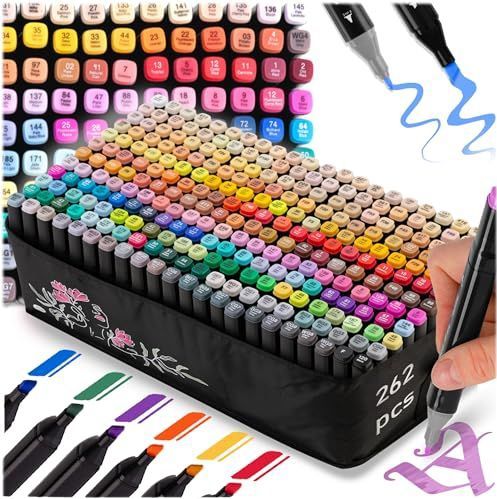 Nukido NK-915 - Alcoholmarkers - 262 Stuks - Met Tas