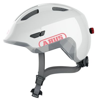 Casque Abus Smiley 3.0 ACE LED shiny Blanc