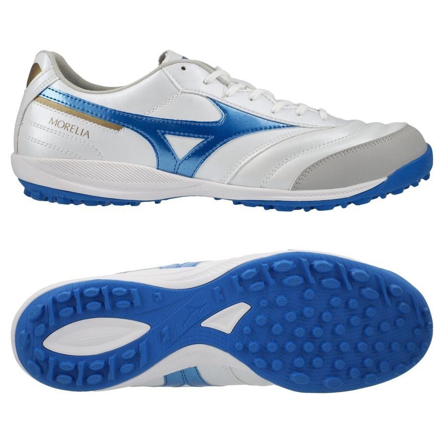 Mizuno Morelia Sala Pro TF Mugen - Blanc/Bleu/Doré
