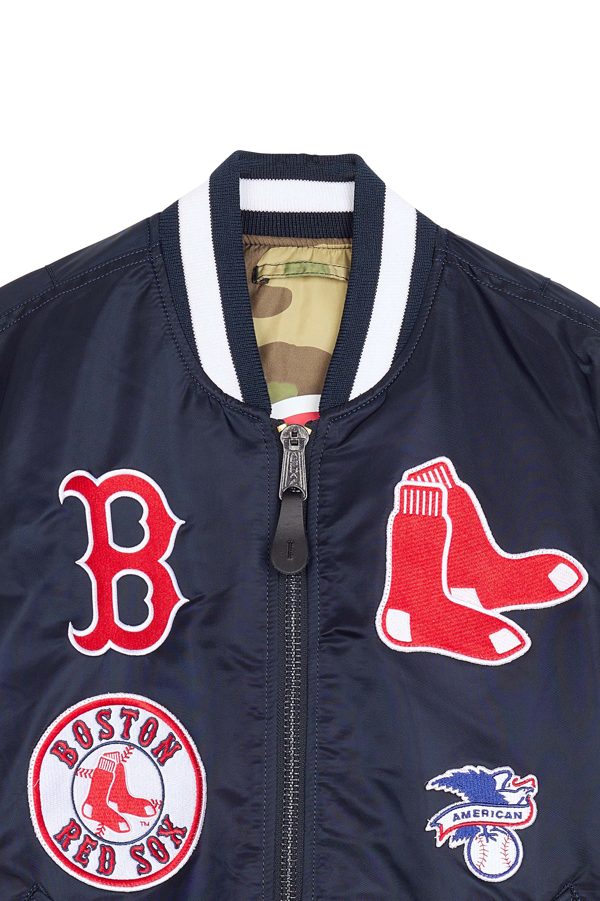 NEW ERA Bomber MA-1M  BOSTON RED Bleu