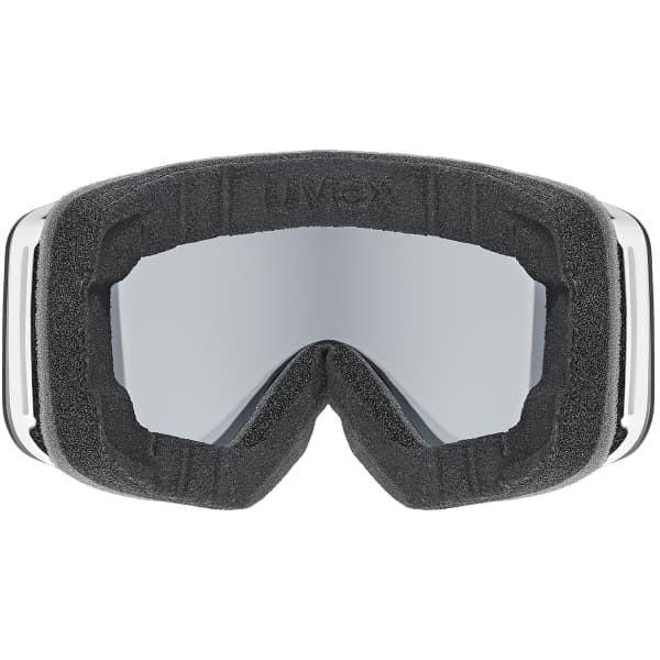 Masque de ski UVEX PWDR FM WHITE MATT/MIRROR SILVER