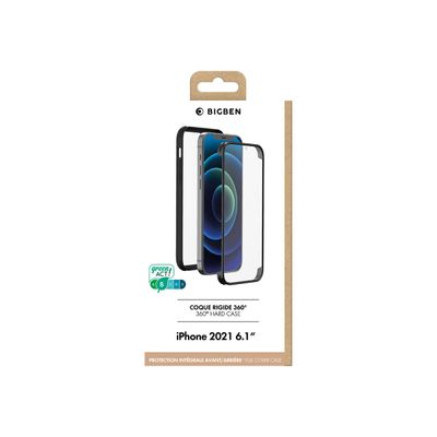 Bigben Connected 360° - boîtier de protection pour iPhone 13 - noir