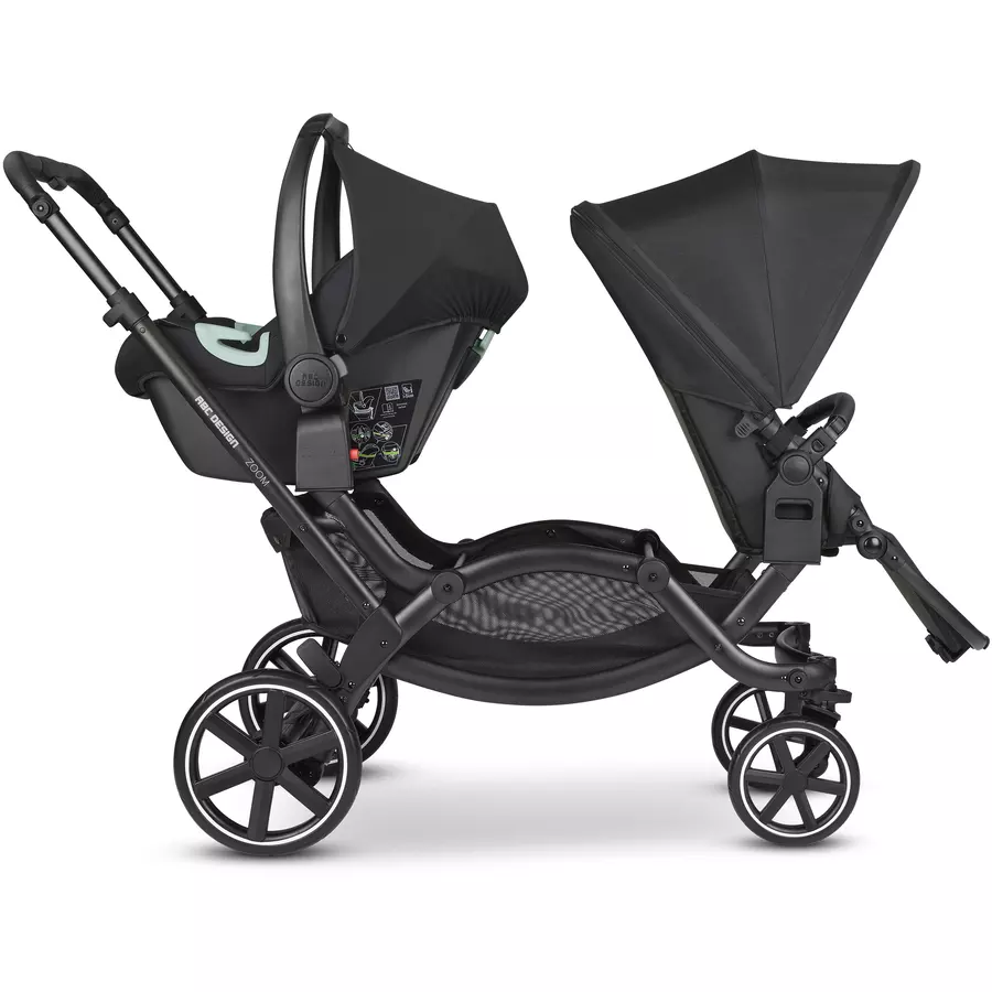 ABC DESIGN Zwillings- und Geschwisterwagen Zoom Ink Kollektion 2024