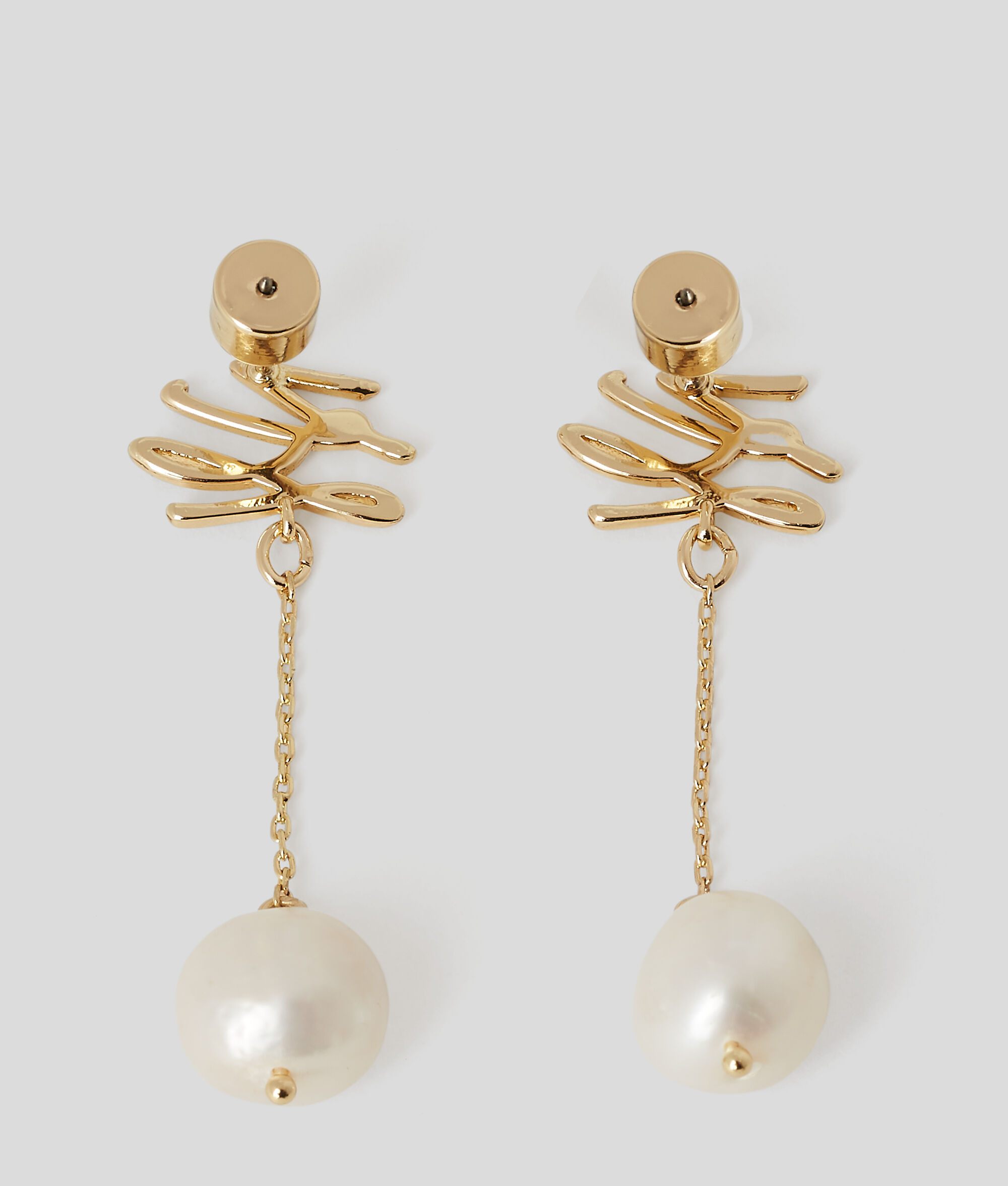 BOUCLES D'OREILLES PENDANTES EN PERLES K/AUTOGRAPH