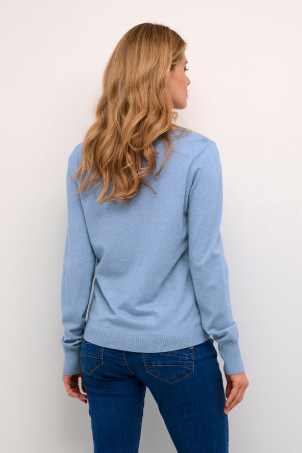 Cream CRDela Knit Pullover Marina melange