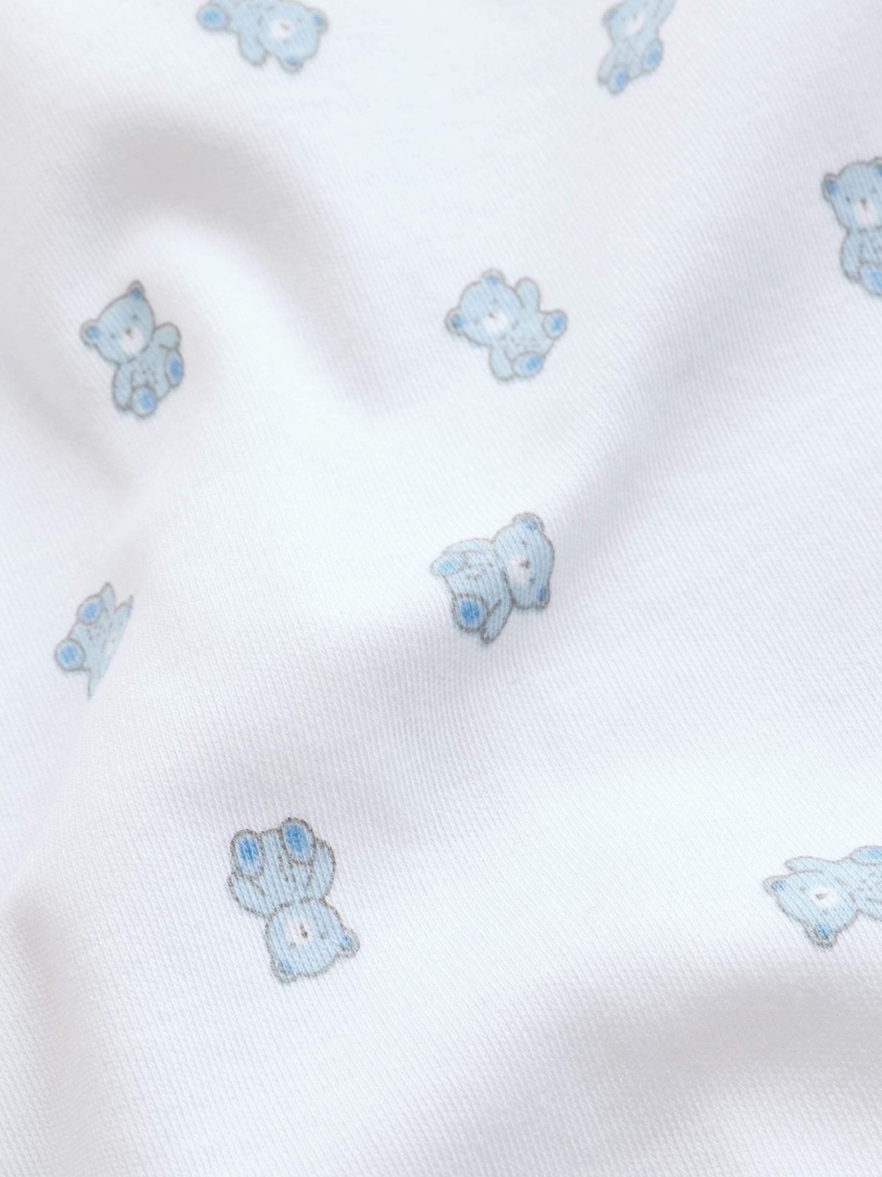 Blauw - Set van 3 babyrompertjes met rits (0 mnd-3 jr)