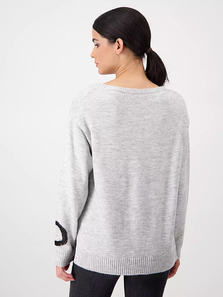 MONARI Pullover hellgrau