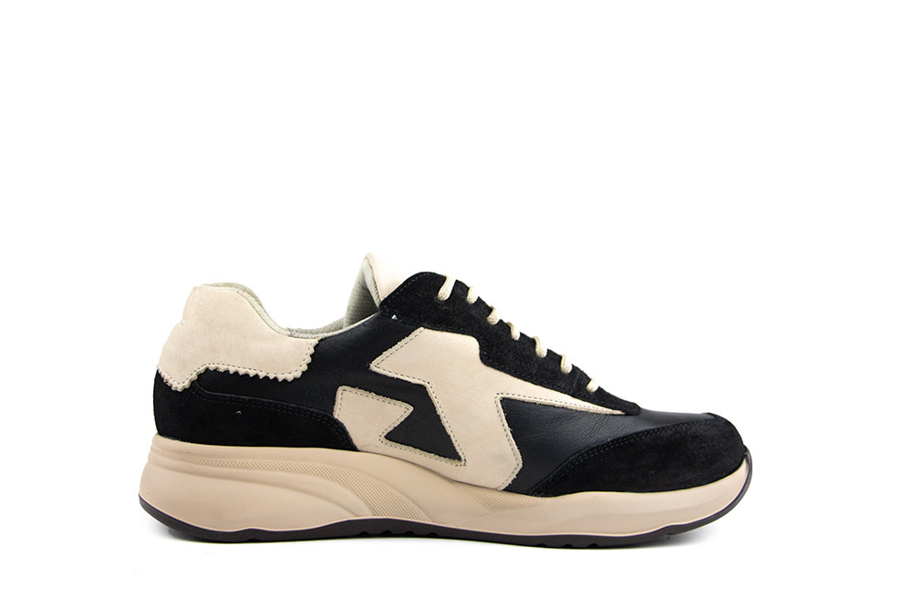 Durea Sneaker Zwart Taupe