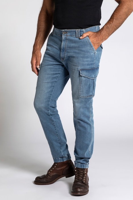Cargo-Jeans, FLEXNAMIC® , Denim, 5-Pocket