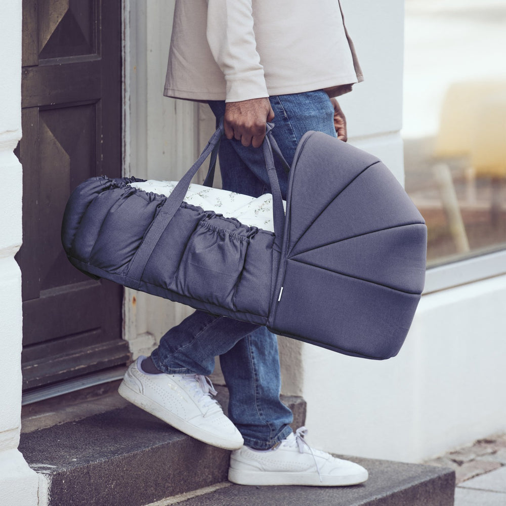 Køb Sebra Blue 3-In-1 Baby Nest