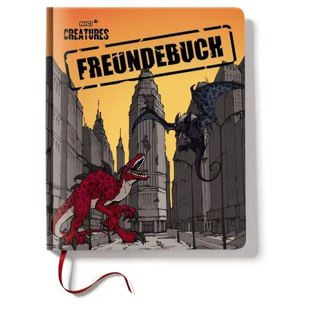 NICI Creatures Freundebuch Creatures, ca. 15 x 18cm