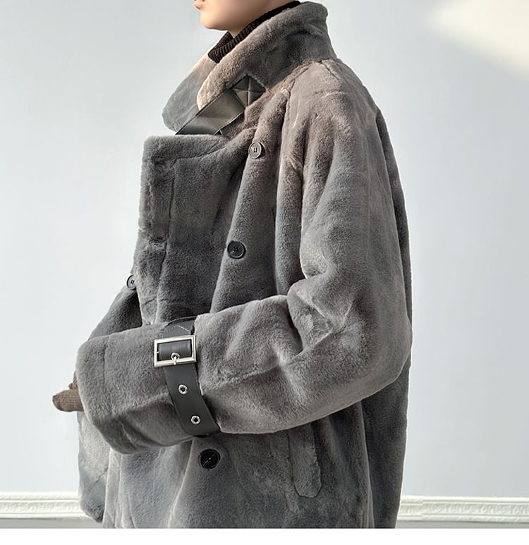 Freehop - Dubbelrijs fleece gevoerde jas