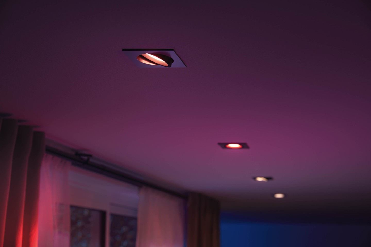 Philips Hue - Centura Hue Recessed Squared - White & Color Ambiance - Aluminium