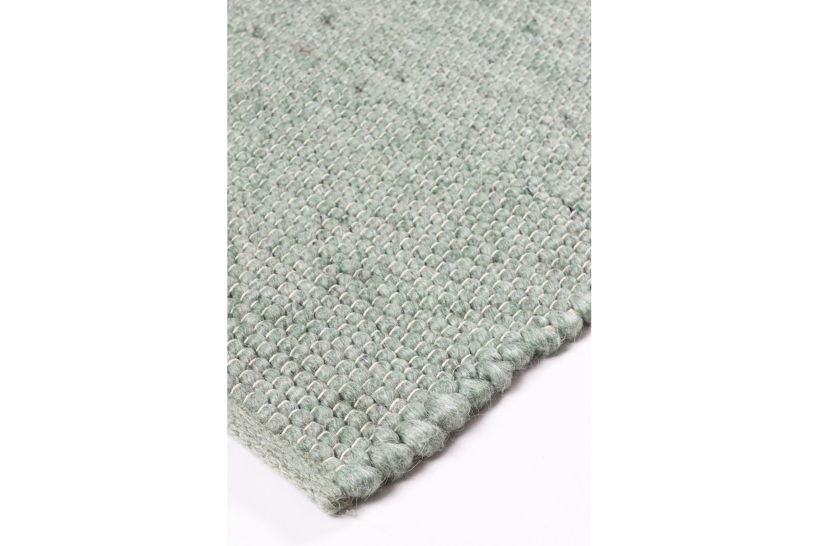 Gotland gulvteppe 160x230 Grønnfarget 160x230cm vendbar ull