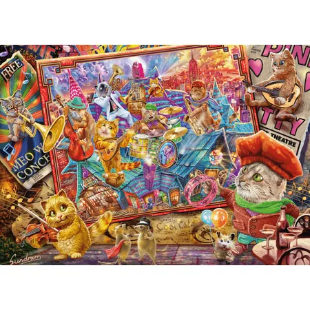 Schmidt Spiele Puzzle - Katzenmanie, 1000 Teile