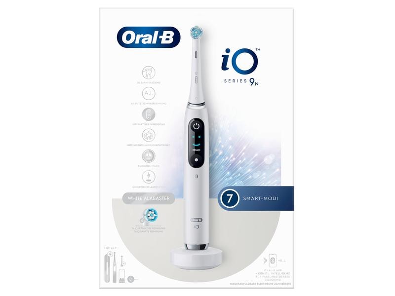Oral-B Mikrovibrationszahnbürste iO Series 9N White Alabast Elektrische Zahnbürste