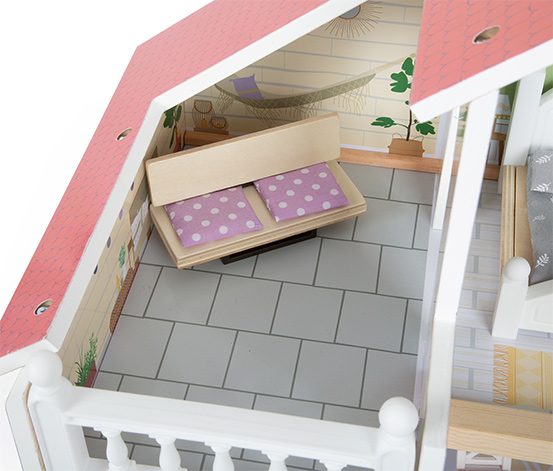 small foot Puppenhaus mit Dachterasse