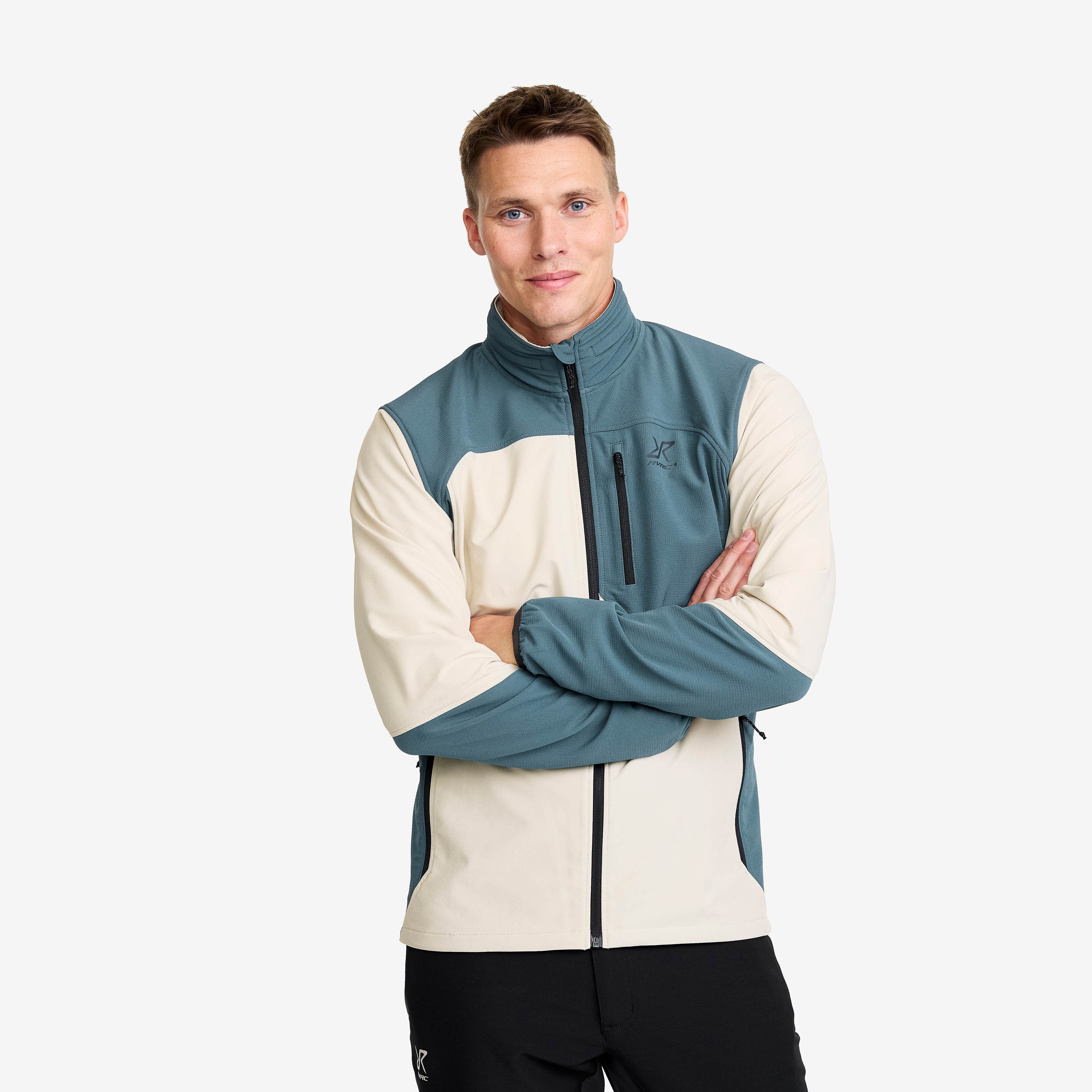 Ridge Trek Stretch Jacket Herre Orion Blue/Peyote