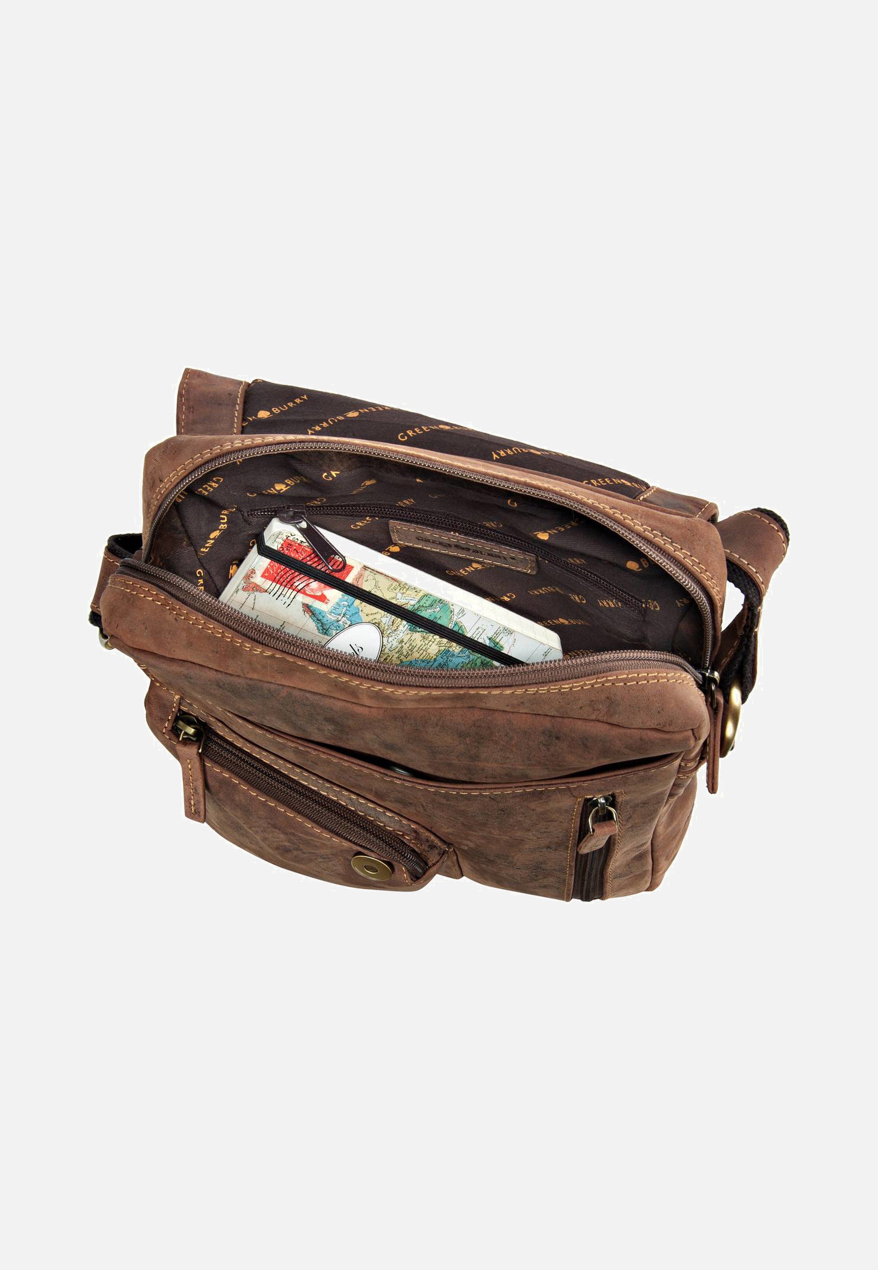 Vintage Revolver Bag Sattelbraun - Crossbody Bag