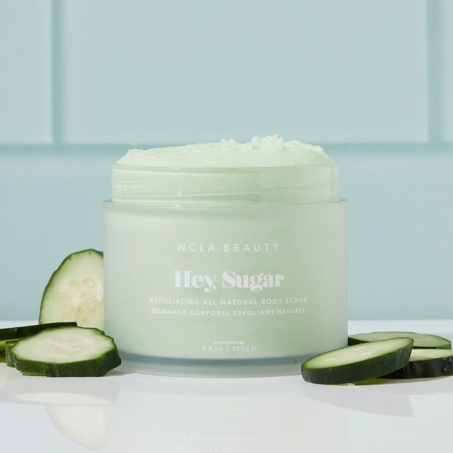 NCLA Beauty Hey, Sugar Cucumber Body Scrub 250g