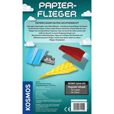 KOSMOS Papier-Flieger