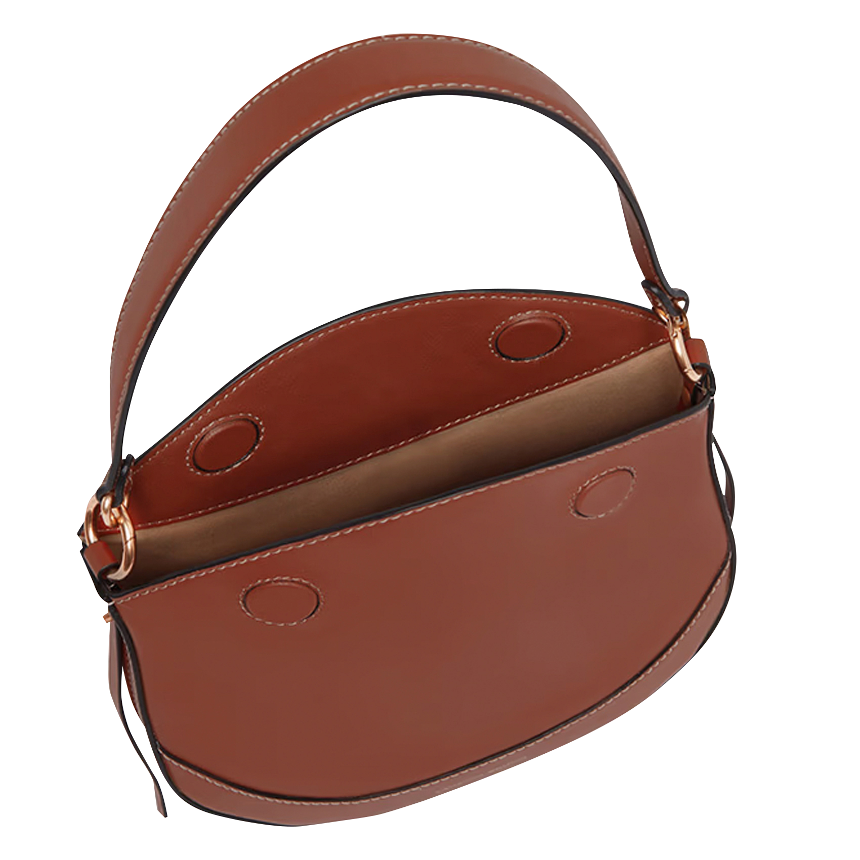 MINI DAILY - Sac épaule en cuir | Beige