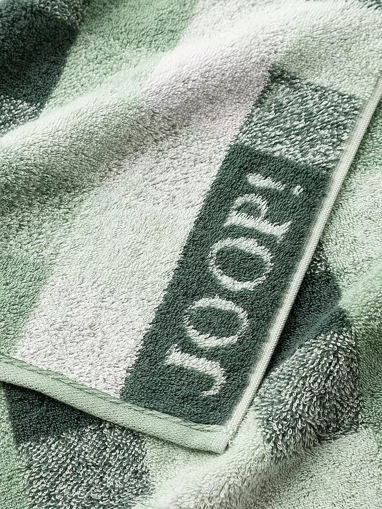 JOOP Handtuch VIBE KARO 50x100cm Salbei hellgrün