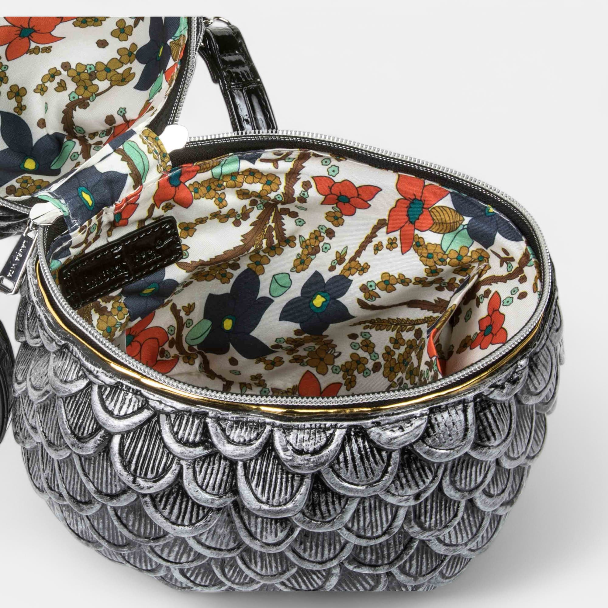 Sac bandoulière argent
