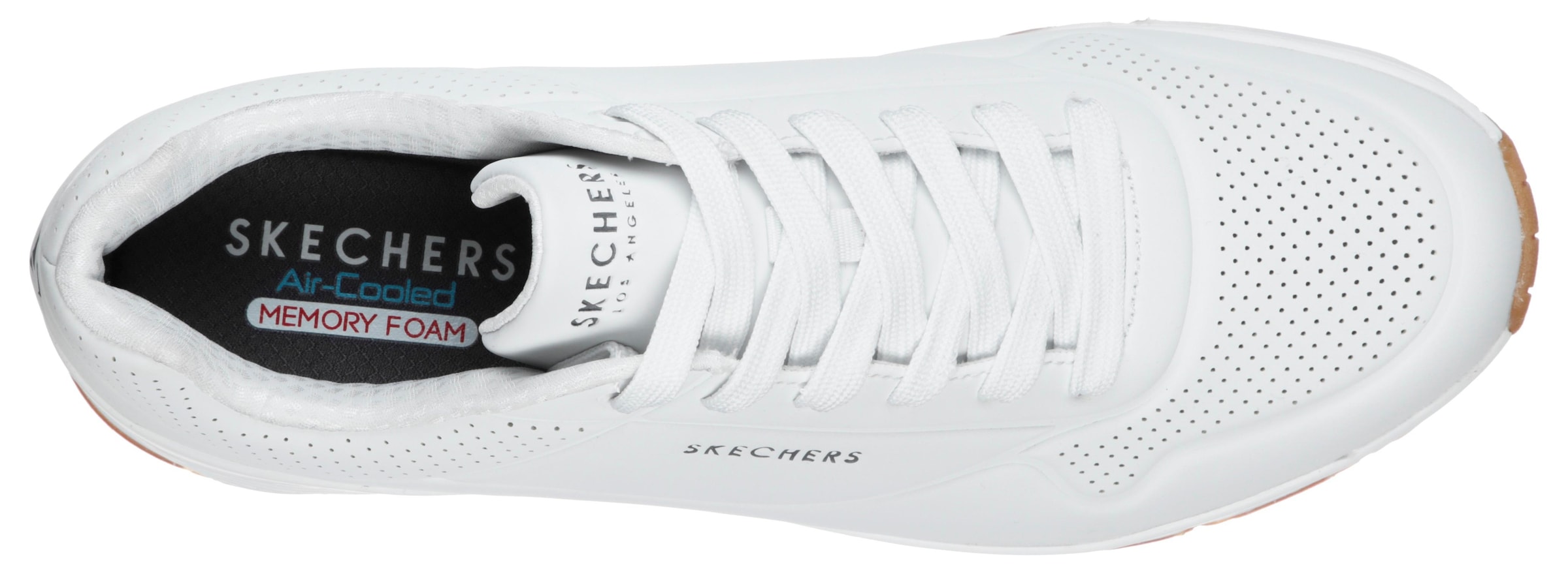Skechers Sneaker »Uno - Stand on Air«  Freizeitschuh, Halbschuh, Schnürschuh mit Air-Cooled Memory Foam