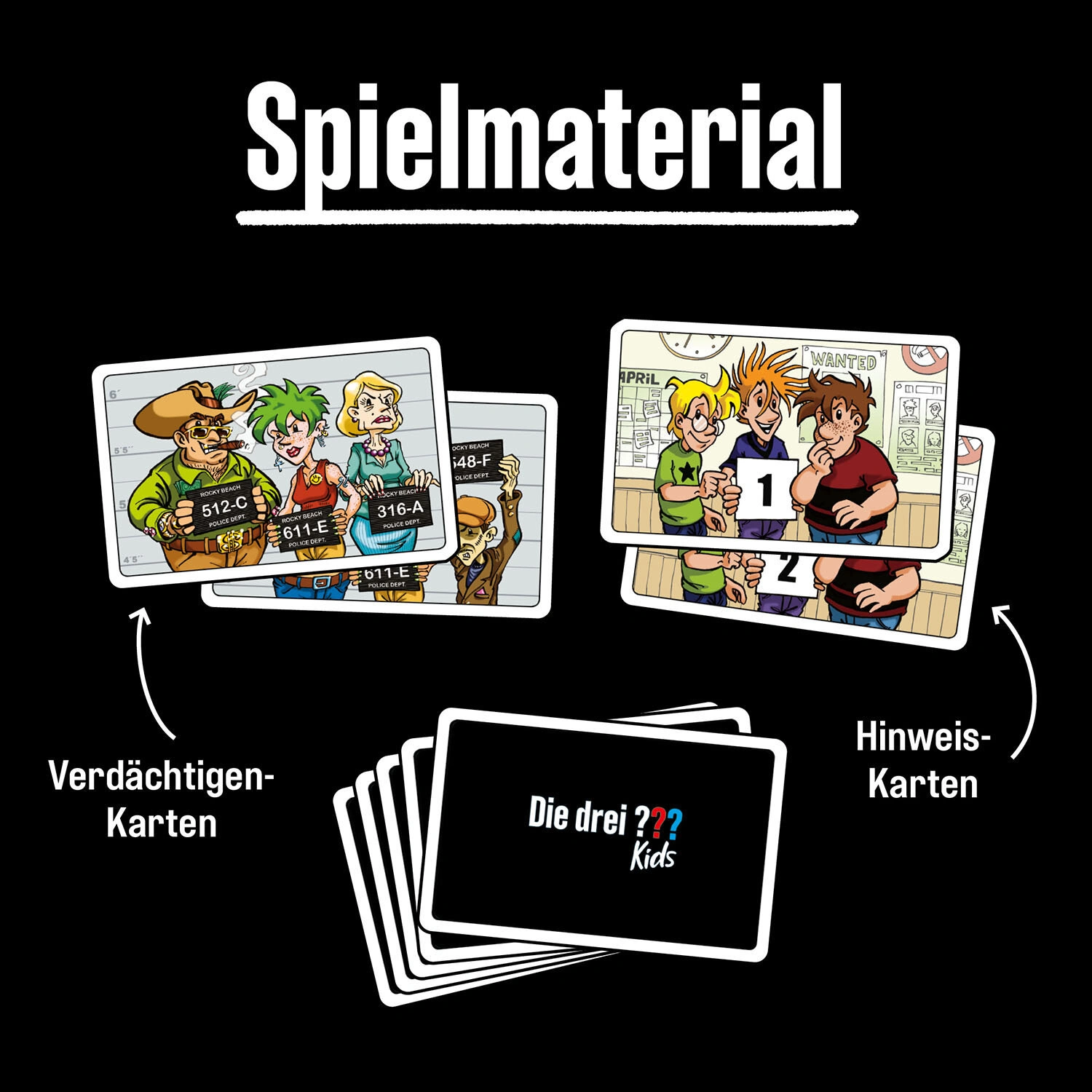 Kartenspiel Kids - AUF VERBRECHERJAGD