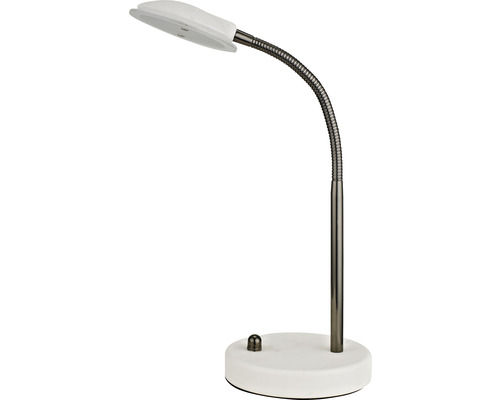 FLAIR LED tafellamp 6W 580 lm 3000 KH 38,7 cm Persei zwart/wit/chroom