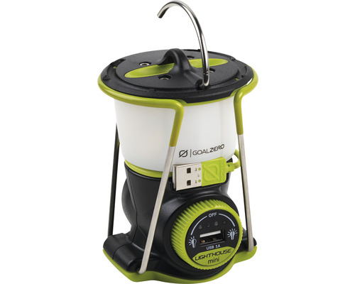 Goal Zero Lighthouse Mini Core Campinglantaarn 210 lm met ingebouwd zonnepaneel