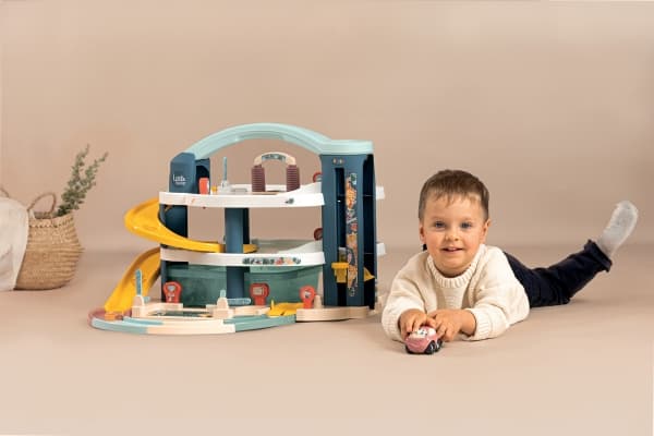 Smoby Little Maxi Garage Toy Car Vroom Planet (140203)