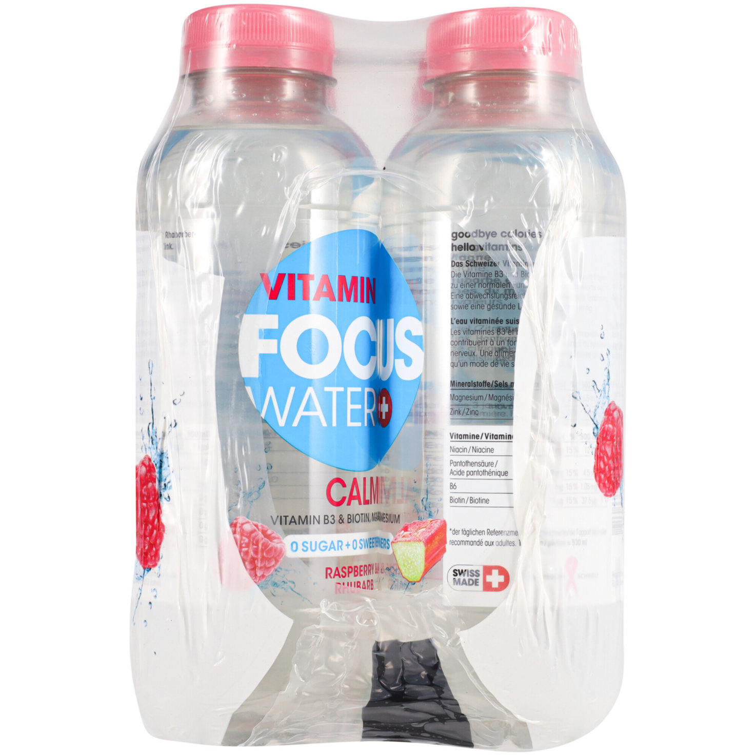 FOCUSWATER Calm Rhabarber 6x50cl -300cl