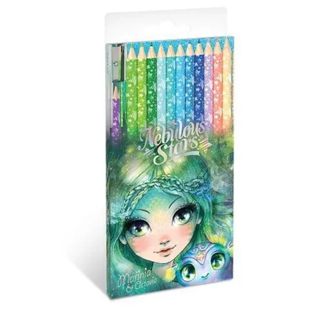 Nebulous Stars Holz-Buntstifte im 12er-Pack, 1 Packung, 4-fach sortiert