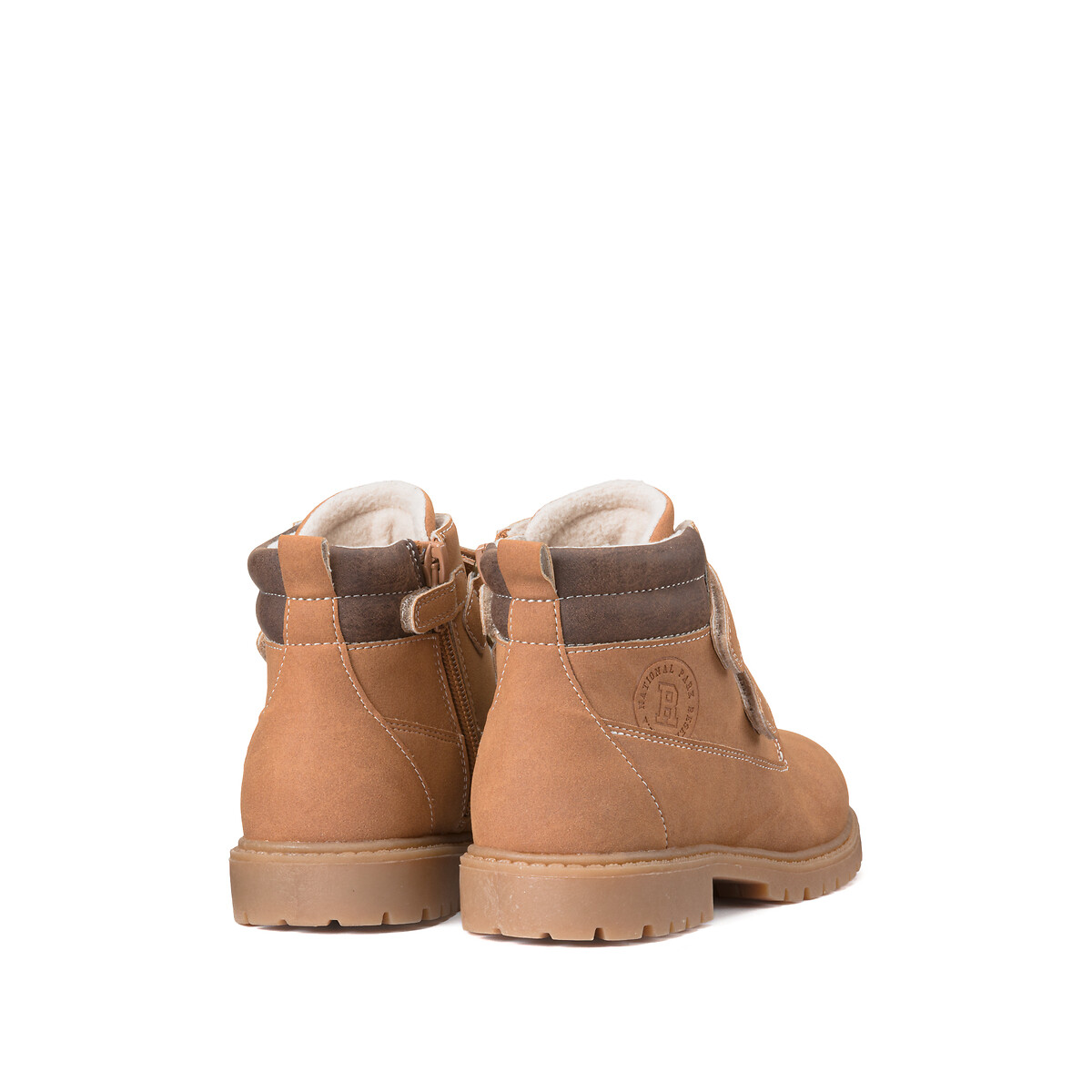 COLEÇÃO LA REDOUTE<br>Botas de cano curto com faixa canelada