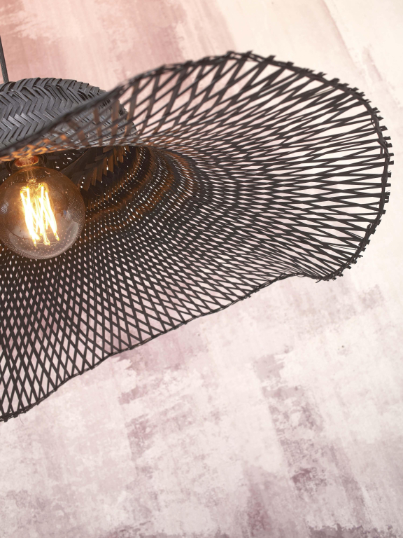 Good&Mojo Ibiza vloerlamp small wit/naturel